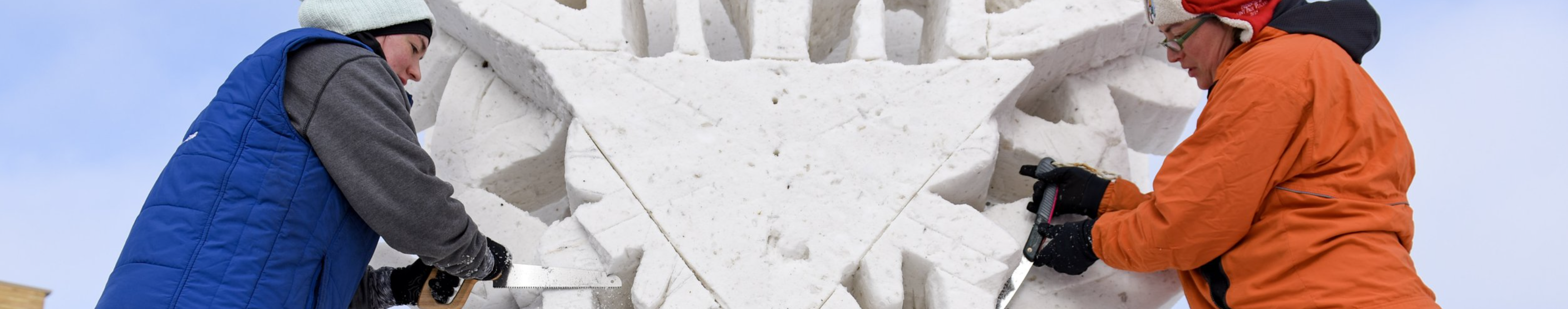 Heather Friedli Snow Sculpture Workshop franconia-frost-fest-holiday-market-2021